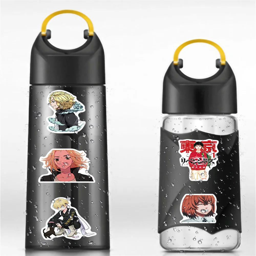 50PCS Anime New Tokyo Avengers Sticker Laptop Skateboard Mobile Phone Graffiti Gift Toy Waterproof Sticker