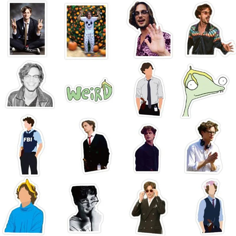 /50 PCS American TV Series Cartoon Character Graffiti Computer Luggage Skateboard Waterproof Sticker Decoration