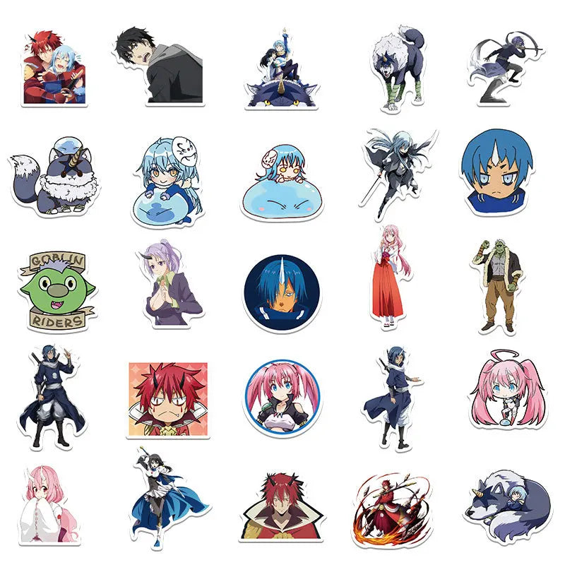 50PCS AboutMyReincarnation Into Shrem Graffiti Waterproof Sticker Suitcase Notebook Refrigerator Stationery Box