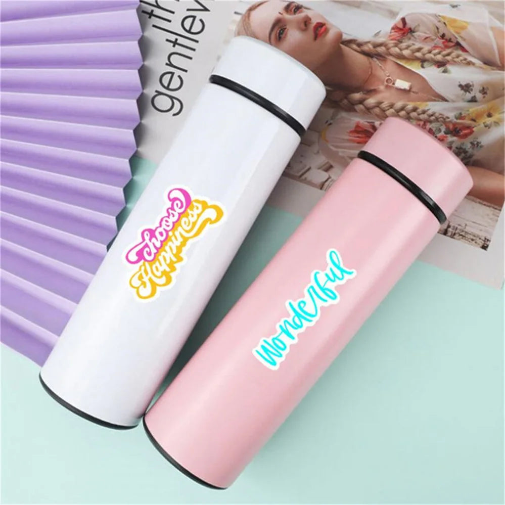 50PCS Cartoon Creative Color Letter Mobile Phone Shell Graffiti Diary Skateboard Decoration Waterproof Stickers