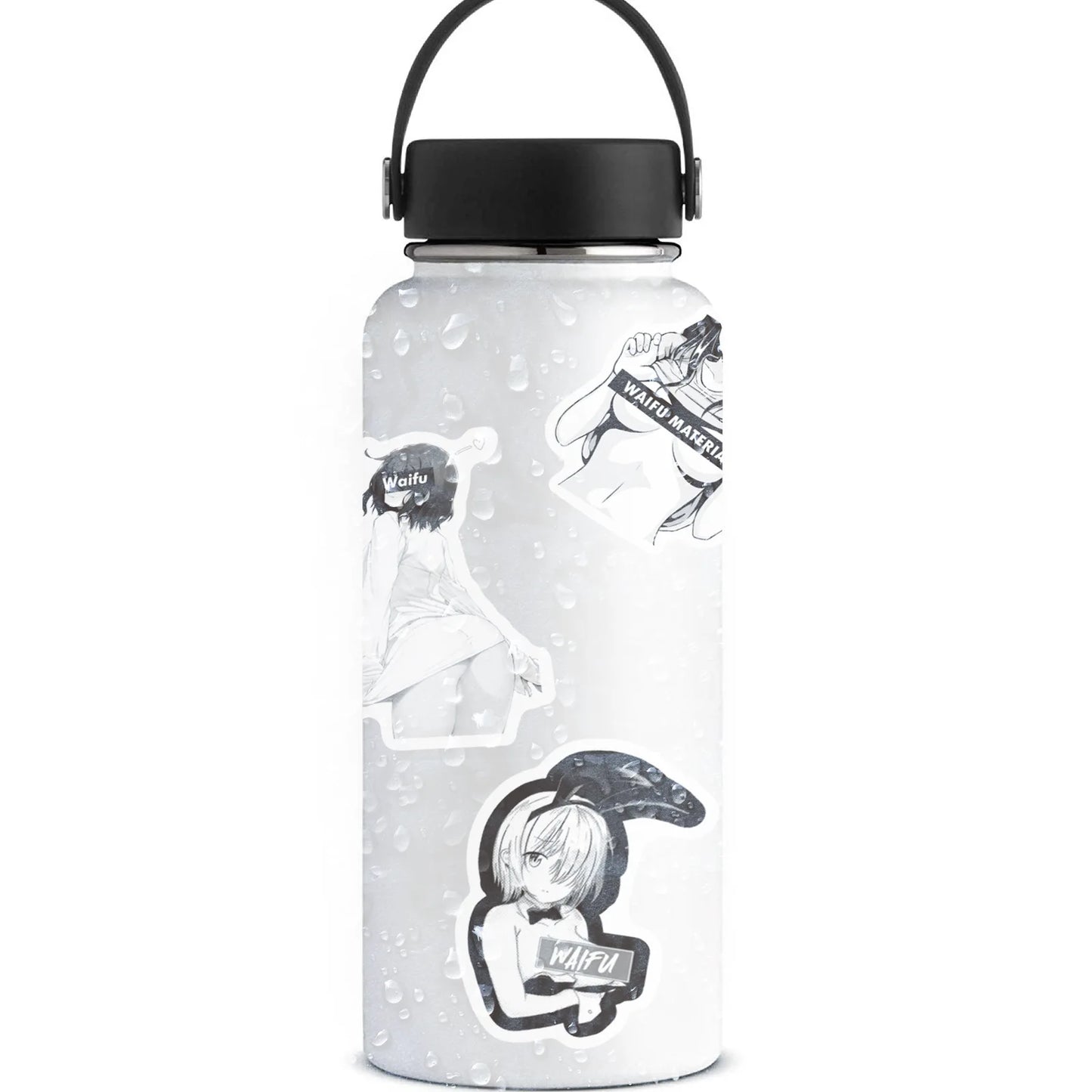 50PCS Japan Sexy Waifu Girl Graffiti Sticker Skateboard Notebook Water Cup Trolley Case Waterproof Sticker