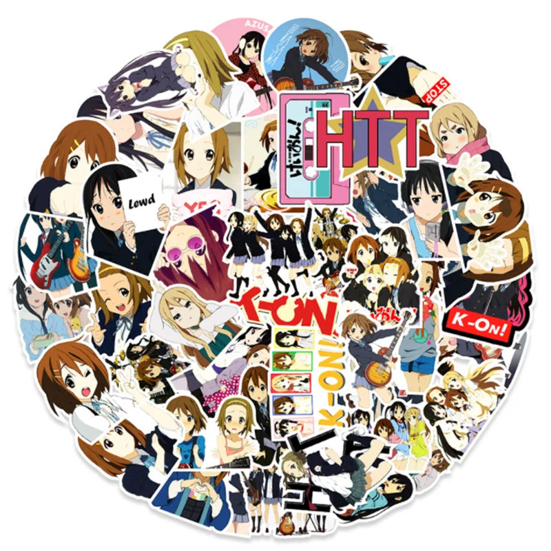 50PCS Art Illustration Popular Creative Cartoon Anime Convention Neverland Decorative Style Graffiti Stickers Personality Fashion Creative DIY Exquisite Decorative Decals For Cups, Helmets, Skateboards Popular Stickers Toys