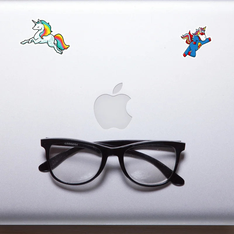 100PCS Cartoon Cute Unicorn Pony Stickers Luggage Suitcase Notebook Stickers Motorcycle Hand Account Stickers