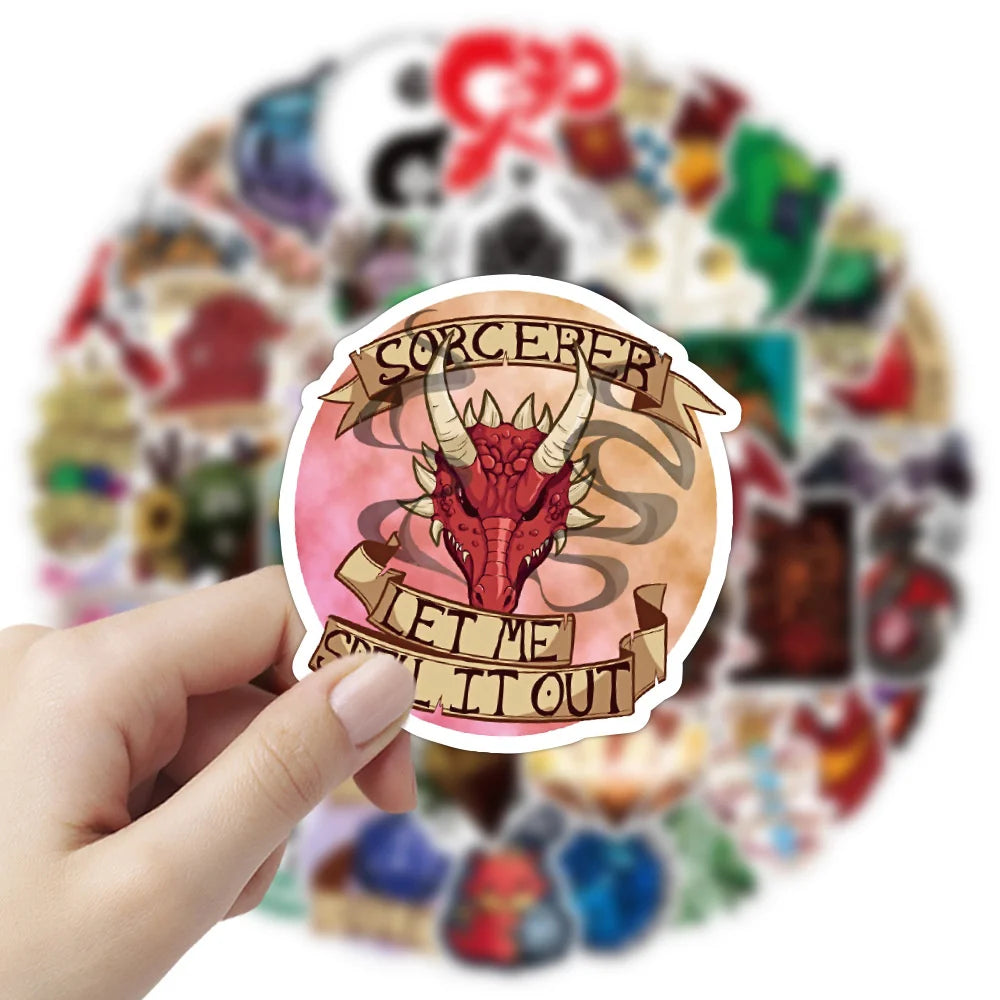 50PCS Anime Game Cartoon Graffiti Sticker Luggage Notebook Water Cup Stationery Sticker