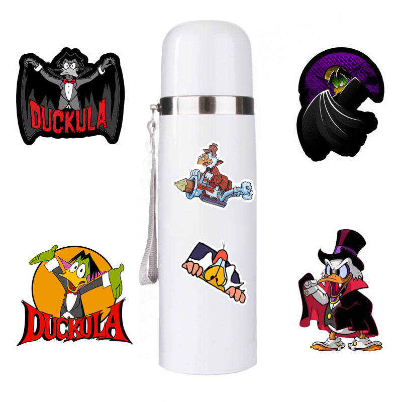 50PCS Cartoon Vampire Duck Adventure Personalized Decoration Graffiti Waterproof Sticker Notebook Water CupHelmet