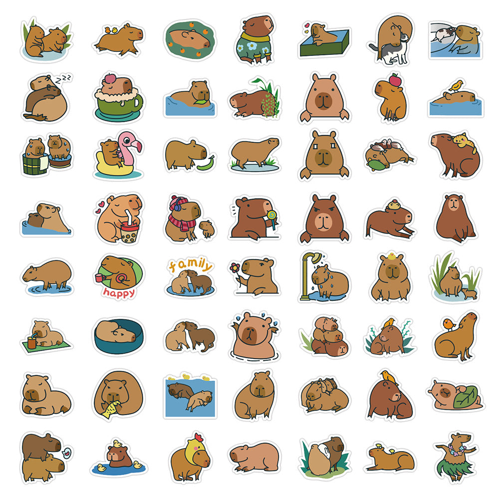 60PCS Cetacean Absurdism Stickers - Marine Joyology Decals for Oceanic Humor Maps, Dolphin Dialectics Journals & Aquatic Levity Archives