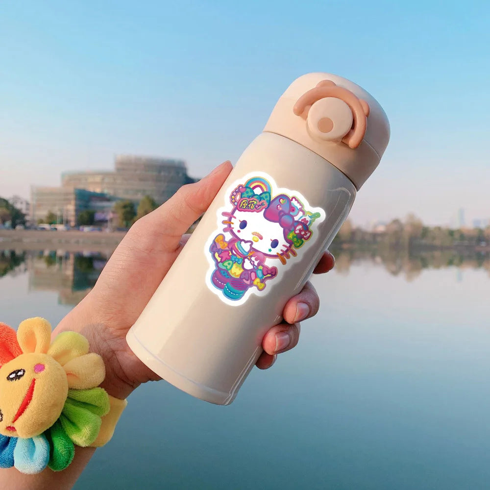 50PCS SanrioCartoon Cute Collection Graffiti Personality Trend Guitar Sticker Water Cup Computer Suitcase Sticker