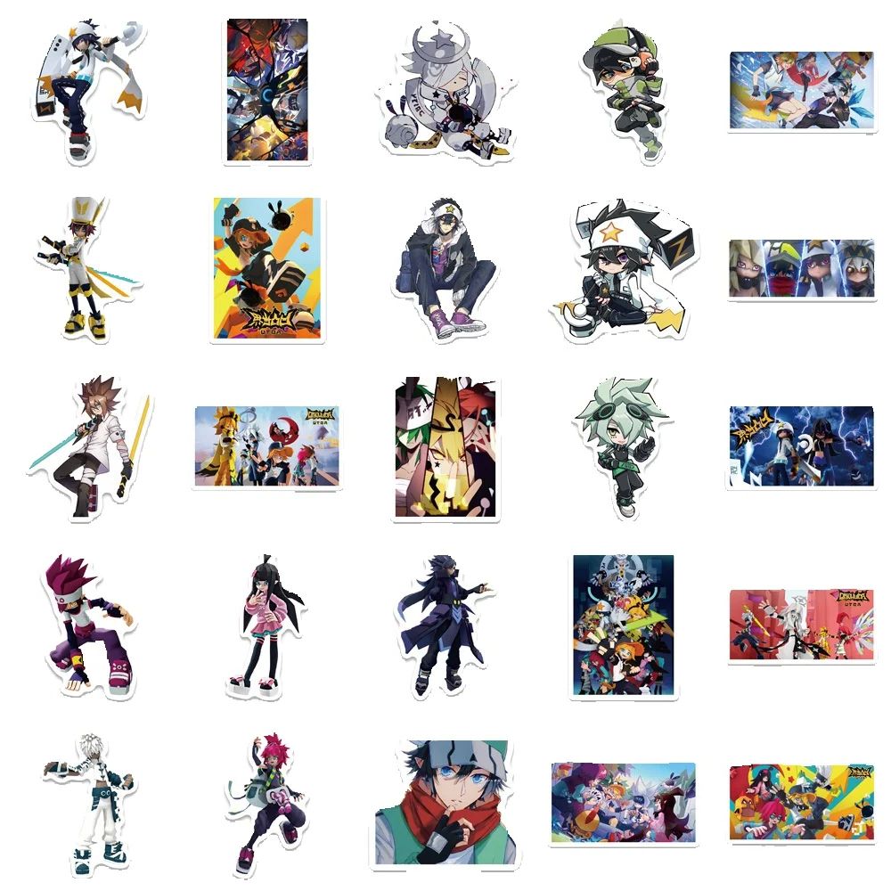 50PCS Animation Convex World Personalized Graffiti Stickers DIY Laptop Handbook Water Cup