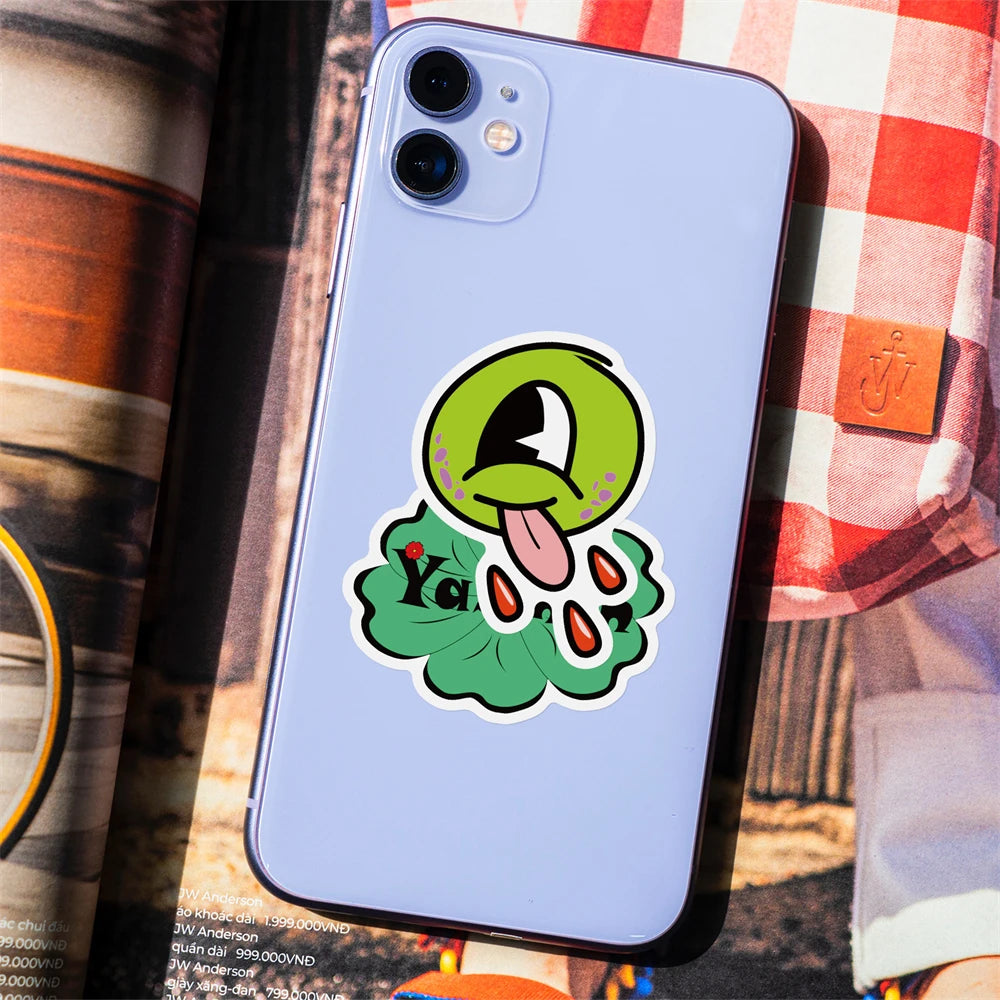 50PCS cartoon Kawaii cute animal sticker toy DIY skateboard laptop luggage iPad PVC sticker