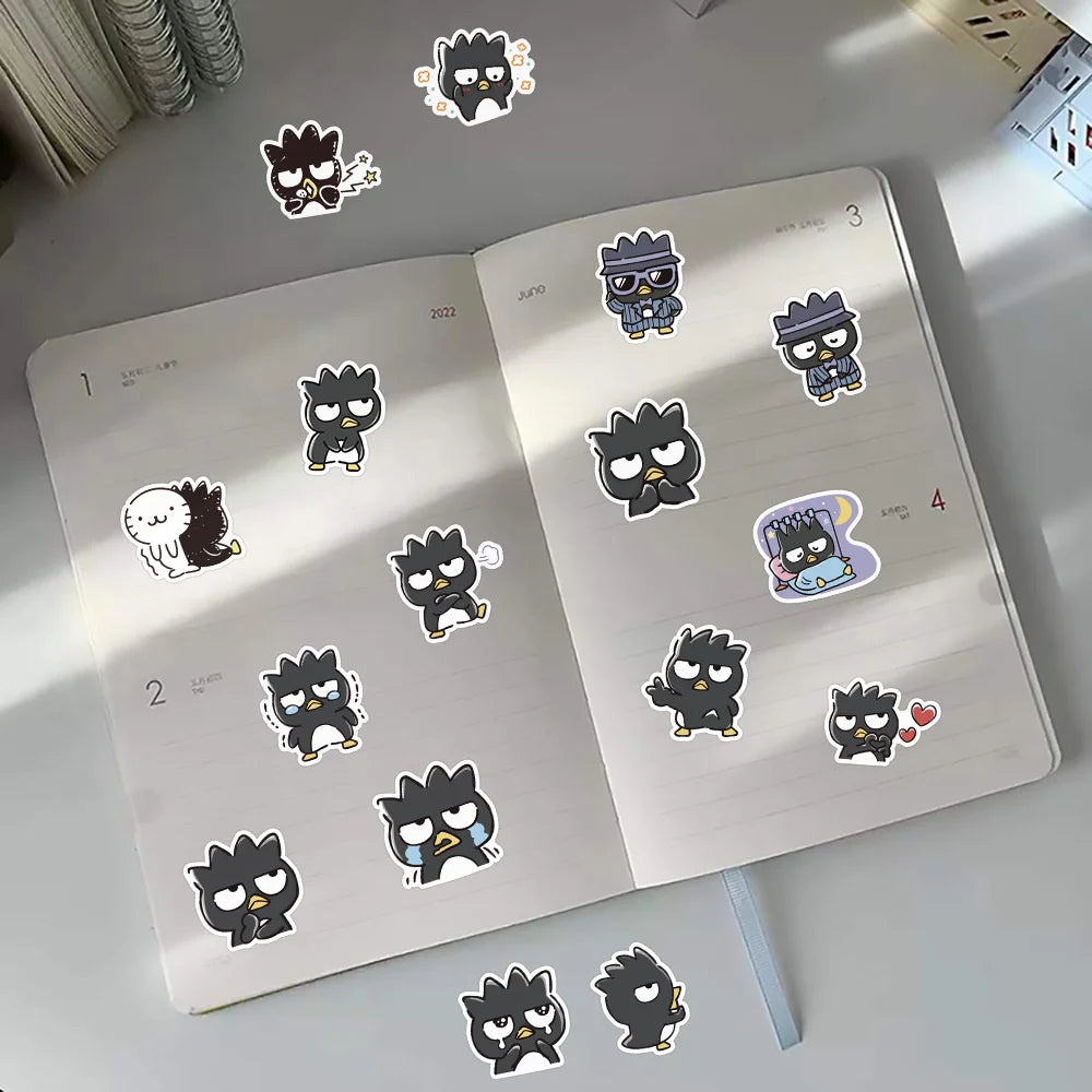 50pcs Cartoon Cool Penguin Graffiti Cute Animal Stickers Toys Luggage Laptop Ipad Phone Case Stickers