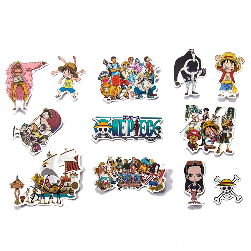 50PCS New One Piece Personality Trend Graffiti Stationery Mobile Phone Shell Decorative Sticker Suitcase Sticker