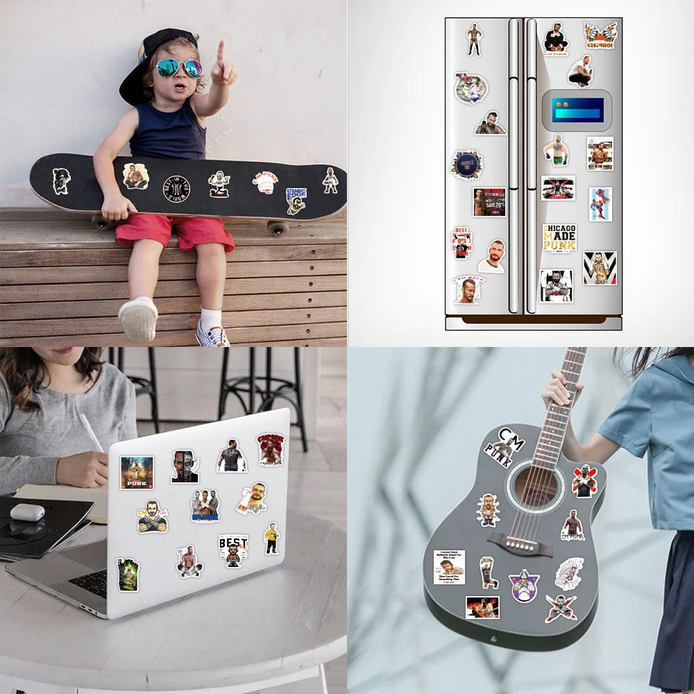 50PCS Boxing League Brooks Graffiti Stickers Cup Laptop Luggage Children Toys Waterproof Exquisite Stickers