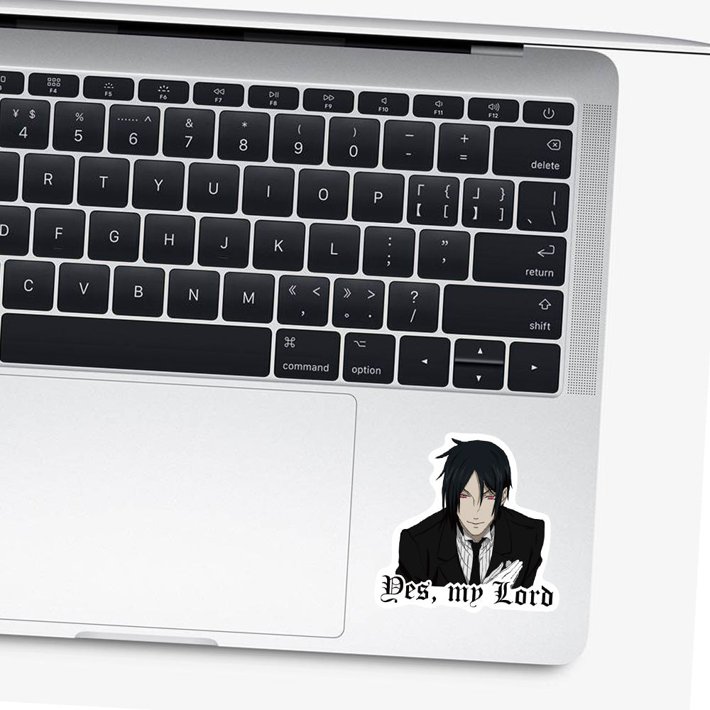 50PCS Black Butler Inspired Stickers, Gothic Butler & Demon Cartoon Doodles for Anime Fans and Journals