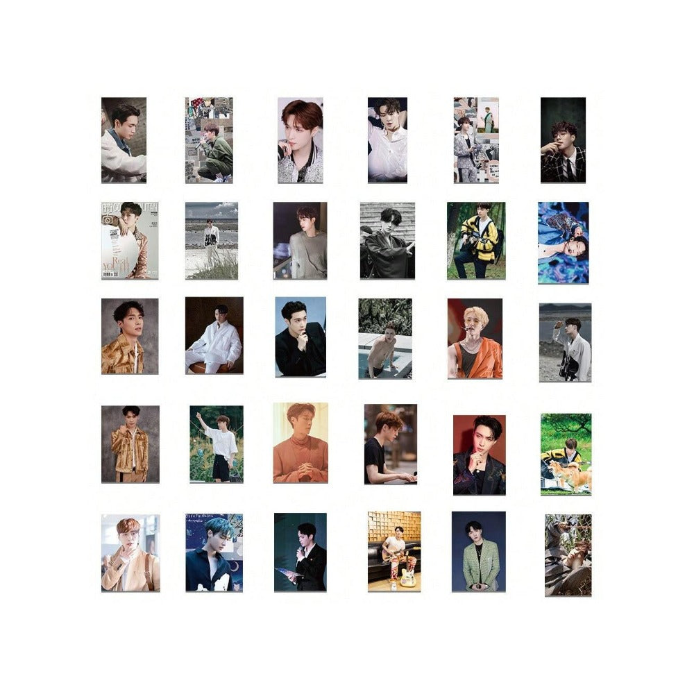 62PCS Singer Zhang Yixing's Graffiti Stickers Are Exquisite, Fashionable and Creative DIY Decorative Handbook Decals Suitable for Skateboard Cups, Helmets, Refrigerators, Guitars, Pencil Cases, Desktops