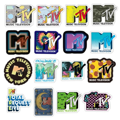 50PCS Classic Streetwear Brand Logo Graffiti Stickers Perfect for Decorating Bags, Laptops, Water Bottles, Skateboards, Helmets, Stationery Boxes, and Desktops