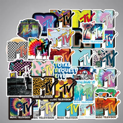 50PCS Classic Streetwear Brand Logo Graffiti Stickers Perfect for Decorating Bags, Laptops, Water Bottles, Skateboards, Helmets, Stationery Boxes, and Desktops