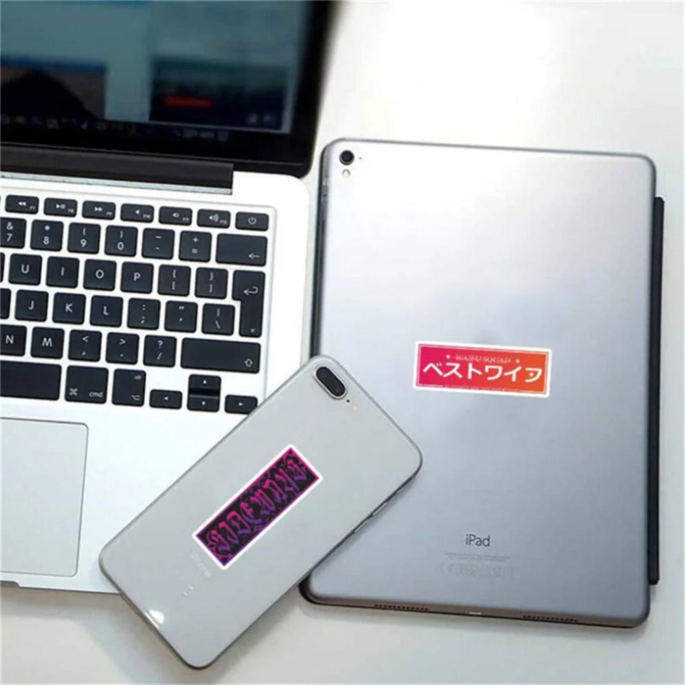 50PCS Classic Japanese Collection Stickers - Anime & Kawaii Decals for Laptops, Water Bottles, Planners & Japanese Culture Gifts