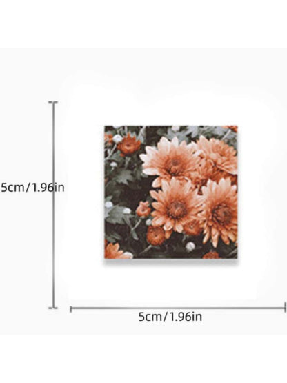 56pcs Retro Landscape Picture Sticker For Luggage Cup Waterproof Decal