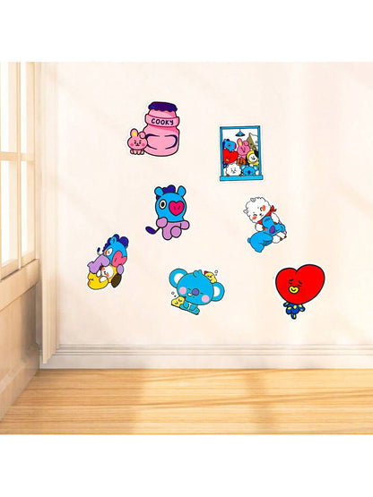 50PCS Cartoon Cute Stickers Graffiti Refrigerator Laptop Mobile Phone Water Cup Motorcycle Guitar Skateboard Decoration