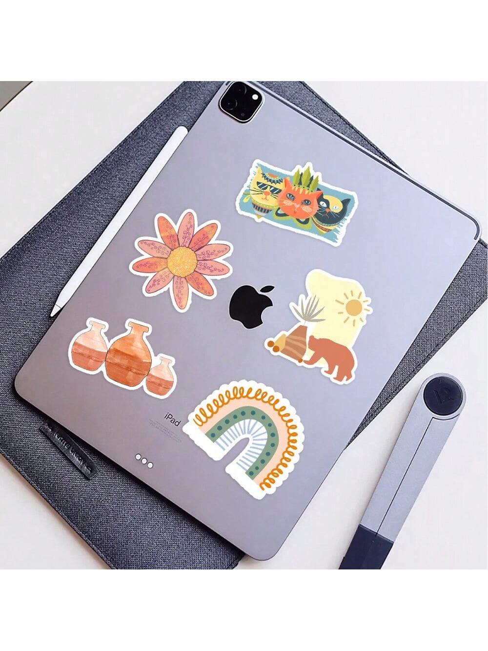 50PC Cartoon Astronaut Sticker Creative Mobile Phone Helmet Car Water Cup Guitar DIY Wall Sticker Toy Decoration