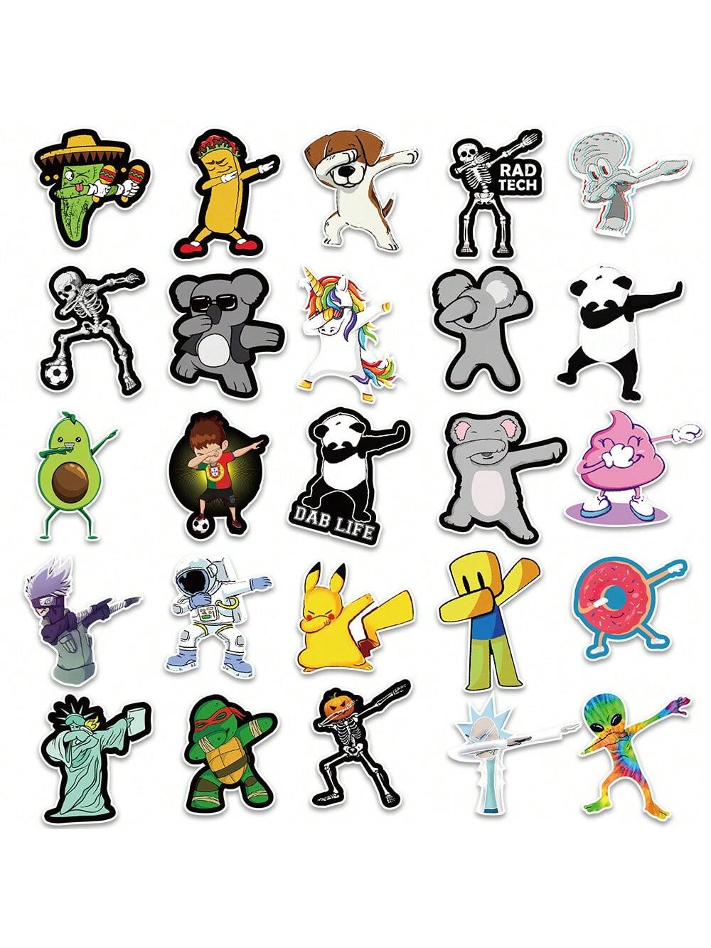 50PCS  coolwiping personalized creative graffiti sticker water cup computer suitcase car skateboard waterproof