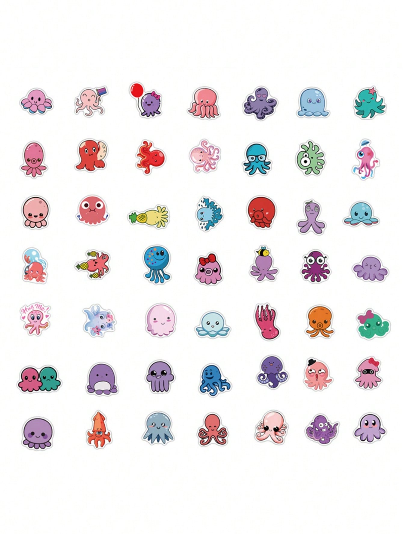 100PCS Art Illustration Popular Creative Cartoon Cute Cats and Dogs Animals Decorative Style Graffiti Stickers Personality Fashion Creative Trend DIY Exquisite Decorative Decals for Cups, Helmets, Skateboards Popular Stickers Toys