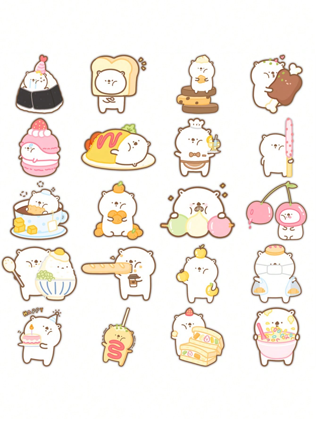 50PCS Art Illustration Popular Creative Cartoon Cute Little Monster Decorative Style Graffiti Stickers Personality Fashion Creative DIY Exquisite Decorative Decals For Cups, Helmets, Skateboards Popular Stickers Toys