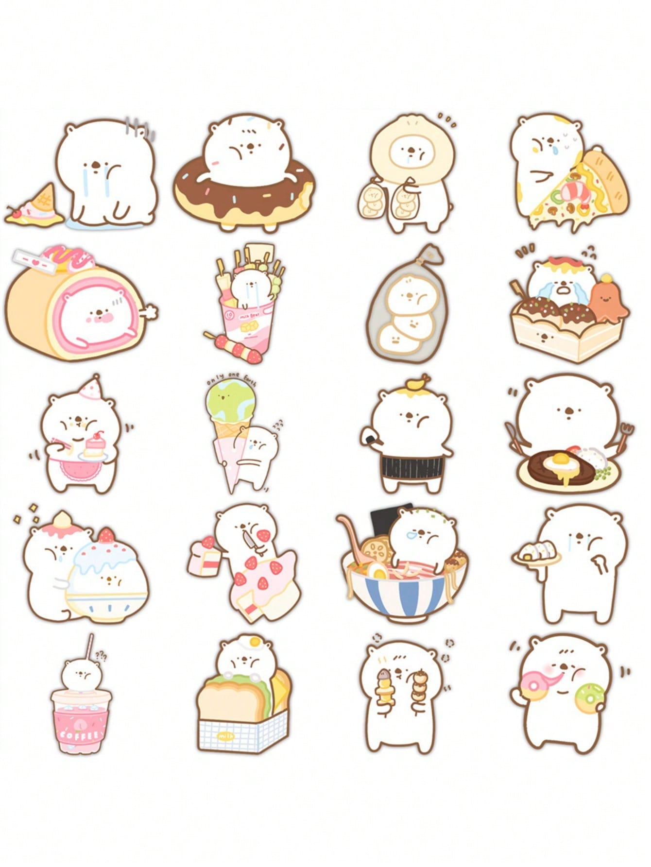 50PCS Art Illustration Popular Creative Cartoon Cute Little Monster Decorative Style Graffiti Stickers Personality Fashion Creative DIY Exquisite Decorative Decals For Cups, Helmets, Skateboards Popular Stickers Toys