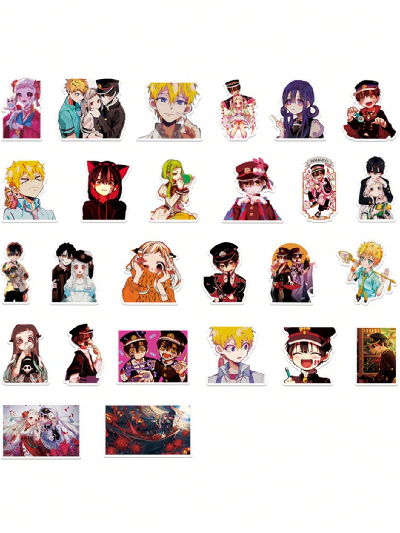 50PCS Art Illustration Popular Creative Cartoon Animation Earth Bound Teenagers Huazijun Decorative Style Graffiti Stickers Personality Fashion Creative Trend DIY Exquisite Decorative Decals for Cups, Helmets, Skateboards Popular Stickers Toys