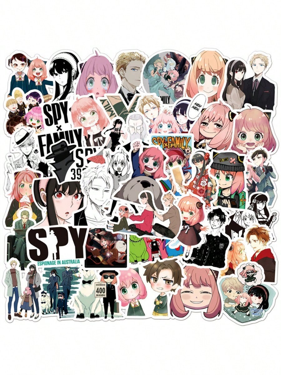 50PCS Art Illustration Popular Creative Cartoon Anime American Girl Characters Decorative Style Graffiti Stickers Personality Fashion Creative DIY Exquisite Decorative Decals For Cups, Helmets, Skateboards Popular Stickers Toys