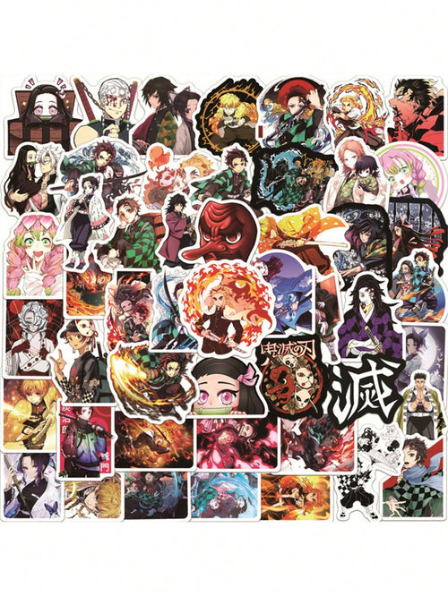 50 Cartoon Japanese Anime Ghostbusters Character Series Decorative Style Doodle Stickers, Personalized, Fashionable, Creative and Exquisite Decorative Decals, Suitable for Cups, Helmets, Skateboards. Popular Sticker Toys