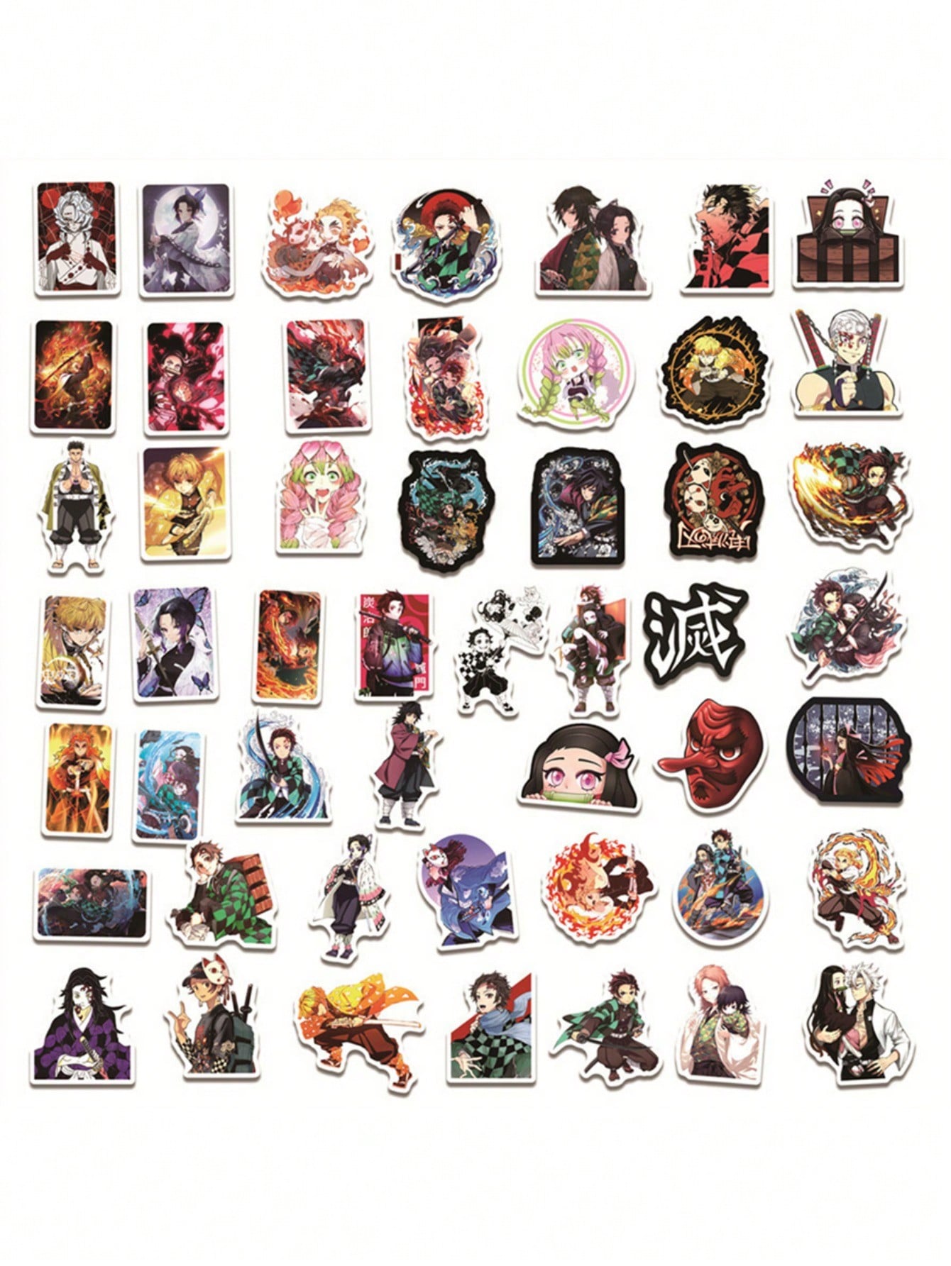 50 Cartoon Japanese Anime Ghostbusters Character Series Decorative Style Doodle Stickers, Personalized, Fashionable, Creative and Exquisite Decorative Decals, Suitable for Cups, Helmets, Skateboards. Popular Sticker Toys