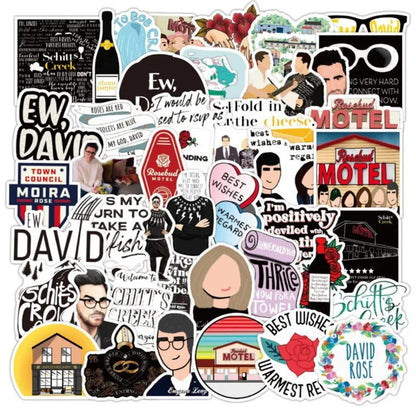 50PCS Road to Wealth TV Series Graffiti Stickers for Notebooks, Skateboards, Waterproof Decals, Toys