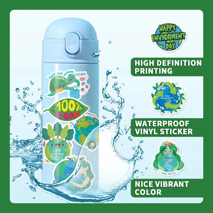 50PCS Cartoon Eco-Friendly Doodle Stickers Exquisite, Fashionable, Creative DIY Journal Decorations Suitable for Helmets, Skateboards, Guitars, Bags, Water Bottles, and Stationery Cases