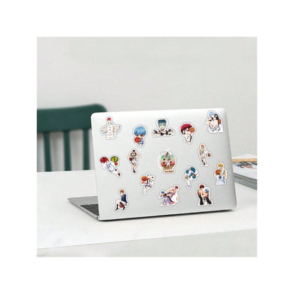 50PCS Japanese Classic Anime Kuroko Basketball Doodle Stickers Exquisite, Stylish, Creative Journal Decor Decals Suitable for Suitcases, Laptops, Diaries, Skateboards, and Stationery Cases