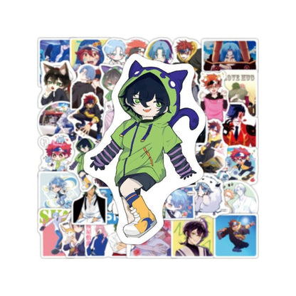50PCS Cartoon Animation Sk8 Infinite Skateboard Graffiti Stickers Exquisite Creative Journal Decorative Decals Suitable for Luggage, Laptops, Refrigerators, and Stationery Boxes