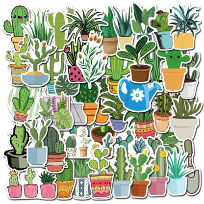 45PCS Desert Breath Stickers - Xerophyte Meditation Decals for Aridity Journals, Water-Wise Planning & Ecological Mindfulness Systems