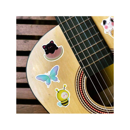 52PCS Adorable Cartoon 3D Animal Doodle Stickers Exquisite, Fashionable, Creative DIY Journal Decorations Perfect for Cups, Helmets, Skateboards, and Stationery Boxes