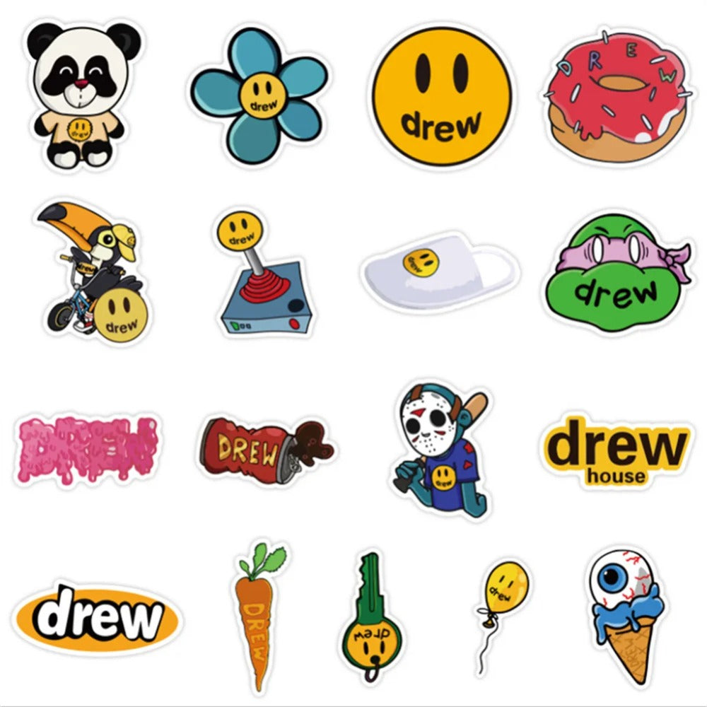 50PCS Cartoon Pop Star Merchandise Doodle Stickers for Skateboards, Water Bottles, Helmets, Guitars, Stationery Boxes, and Desktop Decor