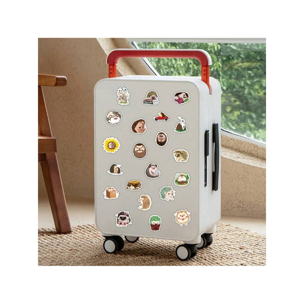 50PCS Cartoon Adorable Hedgehog Animal Doodle Stickers Exquisite, Fashionable, Creative DIY Decorative Sticker Art Perfect for Notebooks, Diaries, Notebooks, Skateboards, Guitars, Water Bottles, and Stationery Cases
