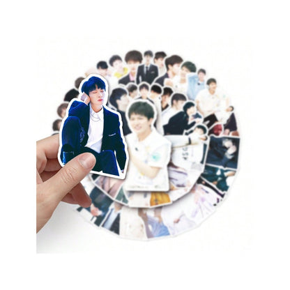 50PCS Zhou Shen Graffiti Stickers - Exquisite and Stylish DIY Journal Decorations Suitable for Suitcases, Laptops, Skateboards, Phone Cases, Guitars, and Stationery Boxes