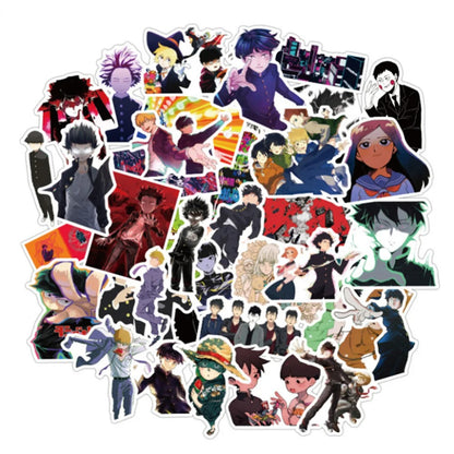 50PCS Japanese Cartoon Cute Anime Character Collection Doodle Stickers Perfect for Water Bottles, Phone Cases, Skateboards, Guitars, Stationery Boxes Exquisite Desktop Decorative Decals