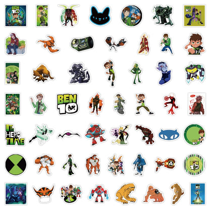 50PCS Cartoon Teen Hacker Graffiti Stickers Exquisite, Fashionable, Creative DIY Decorative Sticker Sheets Suitable for Phone Cases, Luggage, Laptops, and Stationery Boxes