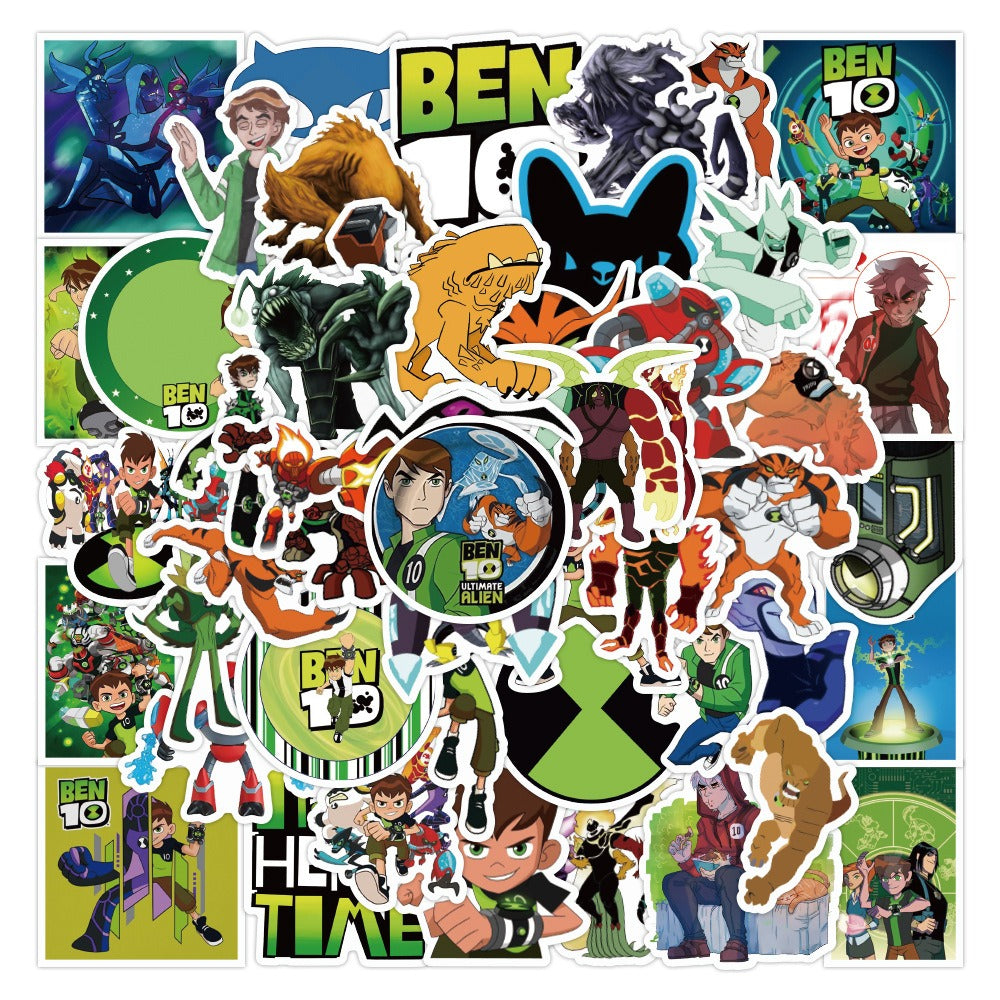 50PCS Cartoon Teen Hacker Graffiti Stickers Exquisite, Fashionable, Creative DIY Decorative Sticker Sheets Suitable for Phone Cases, Luggage, Laptops, and Stationery Boxes