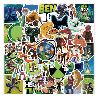 50PCS Cartoon Teen Hacker Graffiti Stickers Exquisite, Fashionable, Creative DIY Decorative Sticker Sheets Suitable for Phone Cases, Luggage, Laptops, and Stationery Boxes