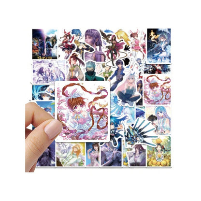 50PCS Cartoon Anime Douluo Continent Doodle Stickers Exquisite and Stylish DIY Decorative Stickers for Notebooks Suitable for Bags, Notebooks, Skateboards, Water Bottles, Helmets, Guitars, and Stationery Boxes
