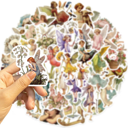 50PCS Oil Painting Stickers - Classic Art Decals for Journals, Laptops, Water Bottles & Art Lover Gifts