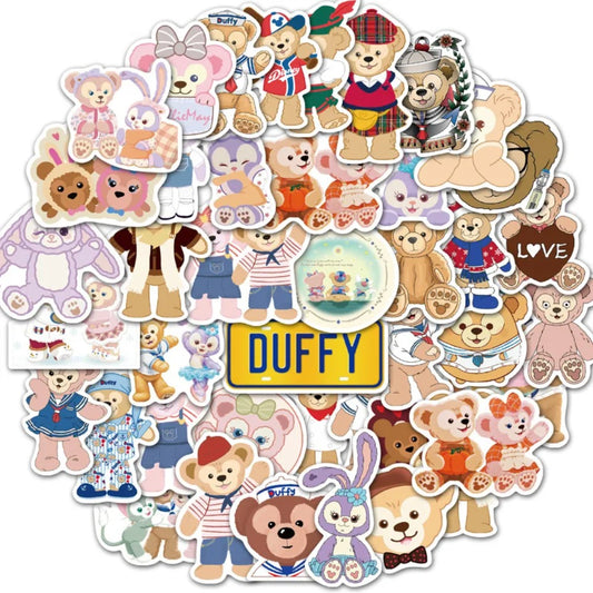 40PCS Sweet Dreams Teddy Bear Stickers, Cute Cartoon Decals for Girls‘ Rooms, Journals, and Cozy Comfort