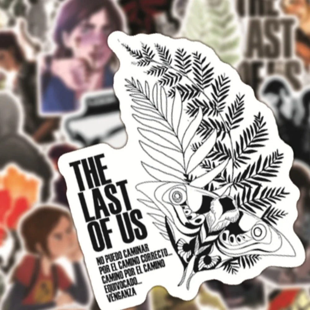 50PCS Last of Us Graffiti Stickers for Suitcases, Skateboards, Pencil Cases, Water Bottles, DIY, and Exquisite Desktop Decor Decals