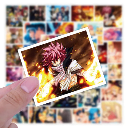 50PCS Japanese Anime Monster Tail Cartoon Graffiti Waterproof Removable Trolley Case Notebook Stickers Decal